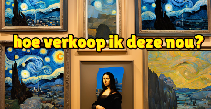 schilderijen verkopen, maar hoe?